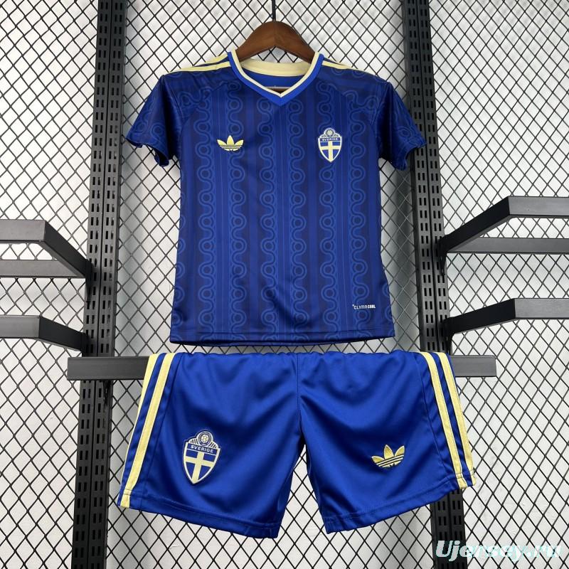 2026 Kids Sweden World Cup Away Kit