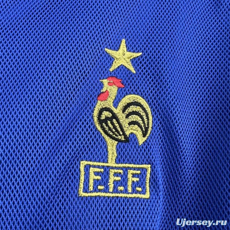 Retro 2002 France Home Jersey