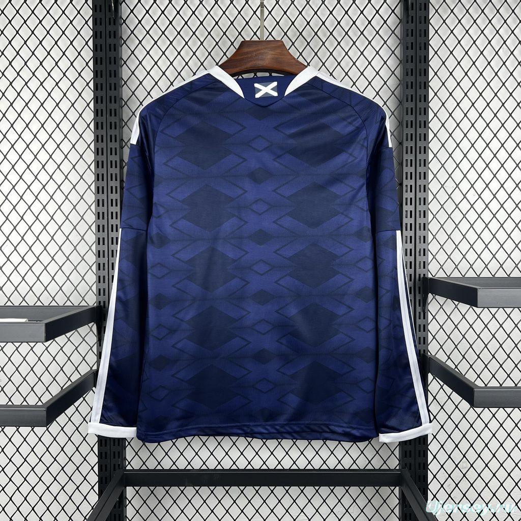 2026 Mens Scotland World Cup Home Long Sleeve Jersey
