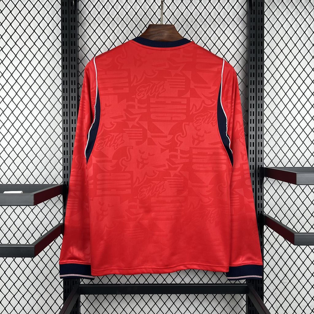 2026 Mens England World Cup Away Long Sleeve Jersey