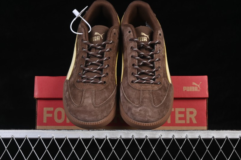 Puma 9-T Suede Retro Skateboarding Shoes with Comfort Cushioning and Non-Slip Outsole - 406756-01