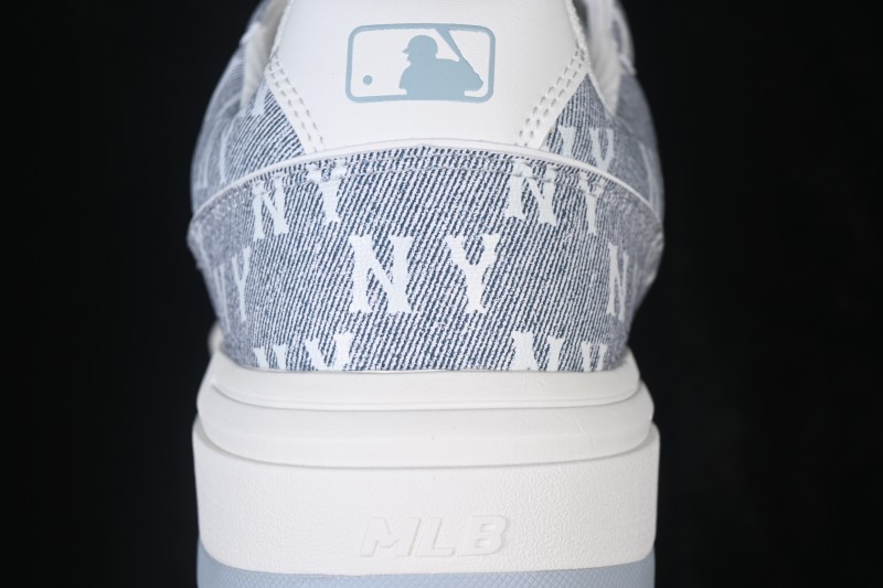 New York MLB Chunky Liner Pocket Monogram Sneakers with Elevated Thick Sole - 3ASXM026N50BLS