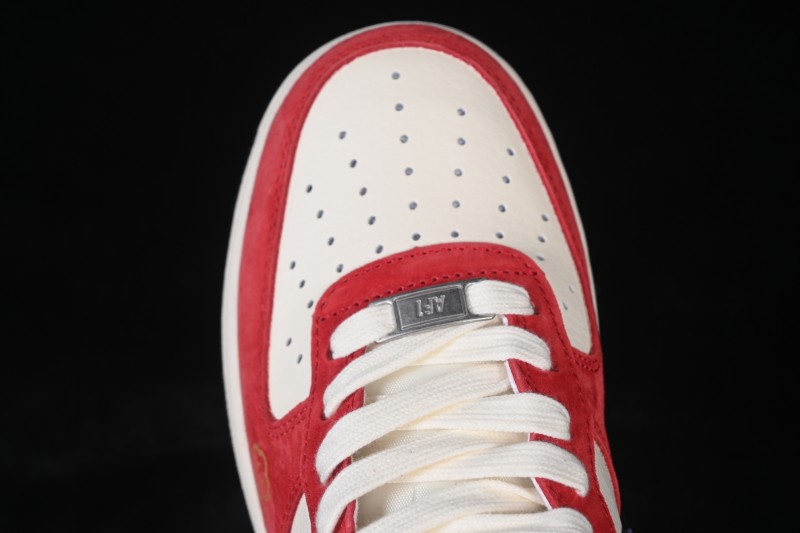 Nike Air Force 1 '07 Low Lunar New Year Edition Red White Blue Panel Casual Sneakers - XD0028-019