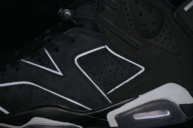 Nike Air Jordan 6 Retro Running Shoes with Premium Suede Upper and 3M Reflective Accents - IR2266-010