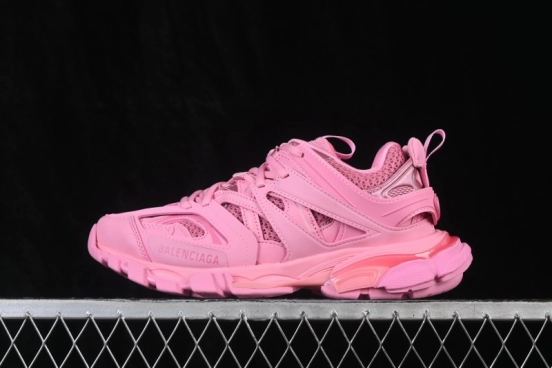 Balenciaga Track Charms Men's Running Shoes with Transparent Heel Strap - WTRCH5000