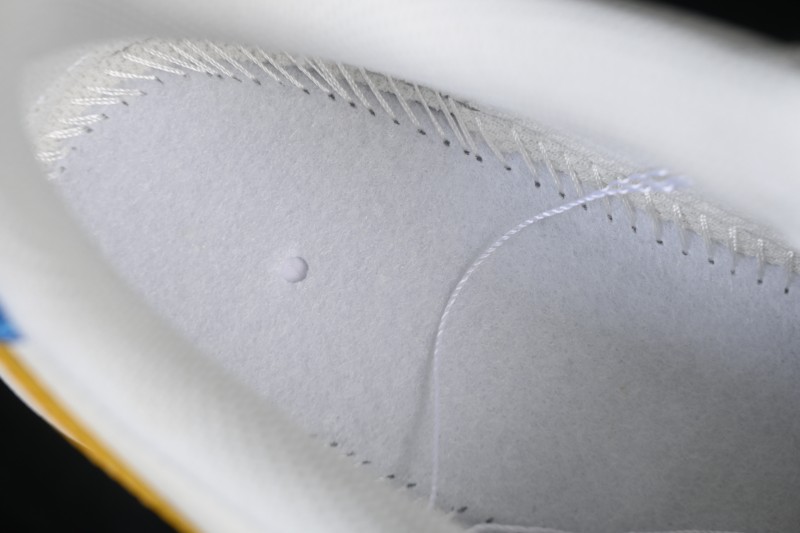 Nike Air Force 1 '07 Low Classic White Basketball Sneakers with Gold Accents and Full-Length Air Cushion - FZ1151-100