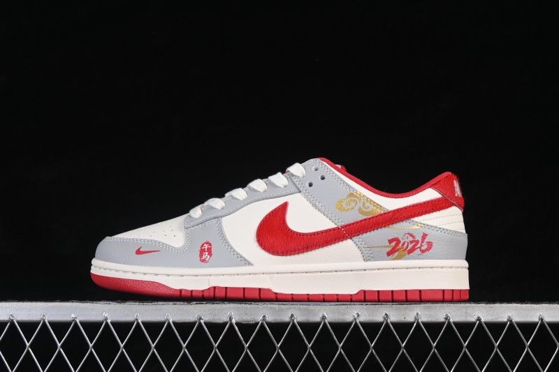 Nike SB Dunk Low Year of the Horse Premium Custom Low-Top Casual Skateboarding Shoes - MZ9588-852