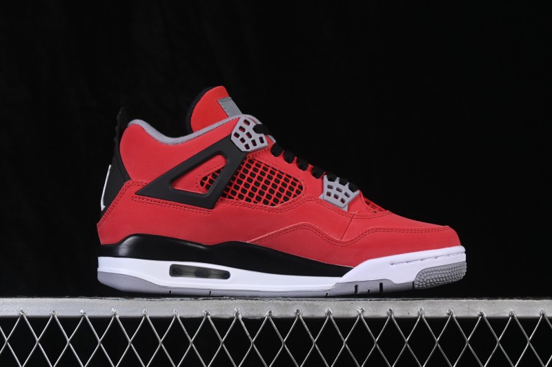 Nike Air Jordan 4 Retro Toro Basketball Shoes with Premium Leather and Air Sole - FQ8138-600