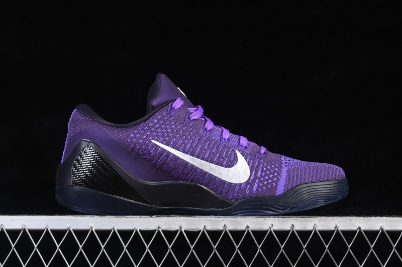 Nike Kobe 9 Stitches Low Basketball Shoes with 3D Flyknit Upper and Carbon Fiber Plate - IM0465-500