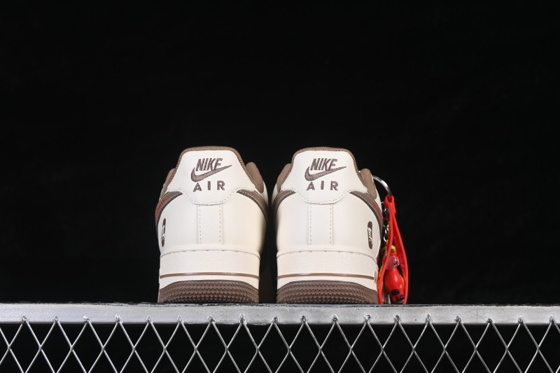 Nike Air Force 1 '07 Low Year of the Horse Limited Edition White Brown Casual Basketball Sneakers - XD0028-017