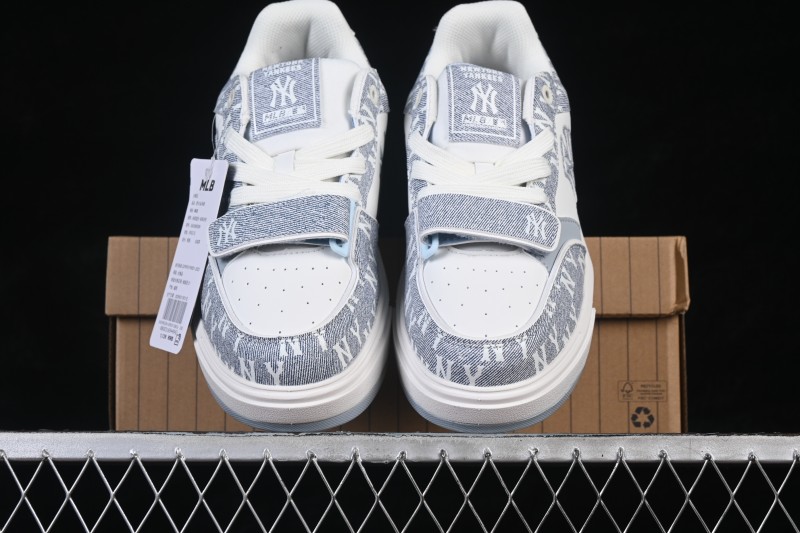 New York MLB Chunky Liner Pocket Monogram High-Top Thick-Soled Running Shoes - 3ASXM026N50BRL