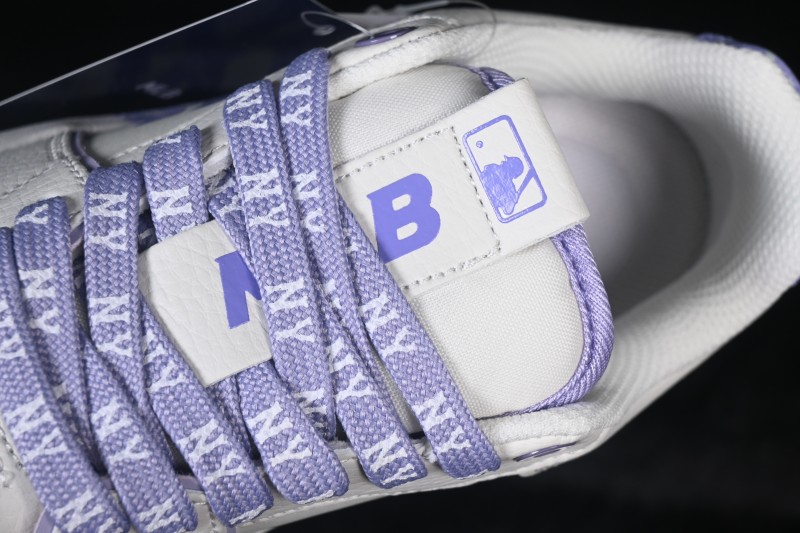 New York MLB Bigball Chunky Liner Denim Monogram New York Yankees Elevated Thick Sole Casual Sneakers - 3ASXM046N50LDS