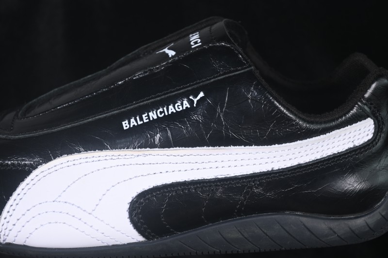 Balenciaga x Puma Speedcat Collaboration Low-Top Lifestyle Sneakers with Racing-Inspired Design - 406515-01