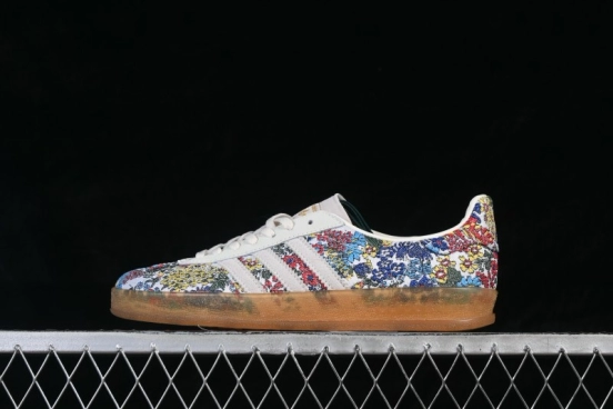 Adidas Originals Gazelle Indoor Retro Low-Top Casual Skateboarding Shoes with Non-Slip Wear-Resistant Sole - JP5309