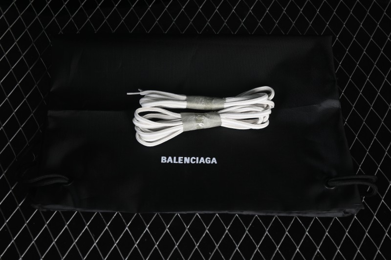 Balenciaga Track Charms Man Retro Running Shoes with Transparent Heel Strap - WTRHM9000