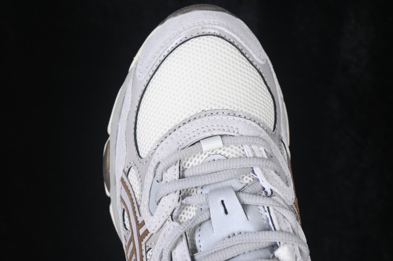 Asics Gel-NYC Retro Running Sneakers with Breathable Mesh and Suede Upper - 1203A383-114