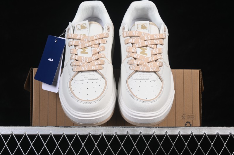 New York MLB Bigball Chunky Liner Denim Monogram New York Yankees Platform Casual Sneakers - 3ASXM046N50BGS