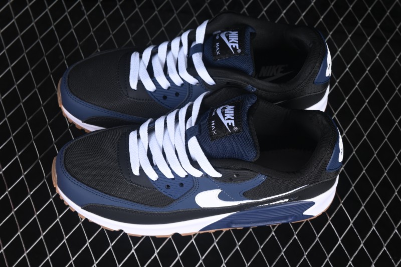 Nike Air Max 90 Retro Running Shoes with Visible Air-Sole Cushion - FB9658-400