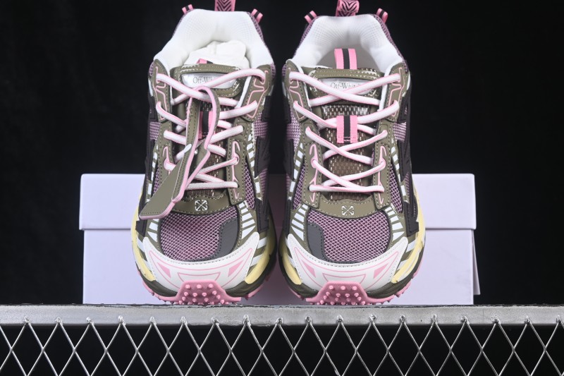 Off-White c/o Virgil Abloh Retro Running Shoes with Deconstructed Design - AJF6