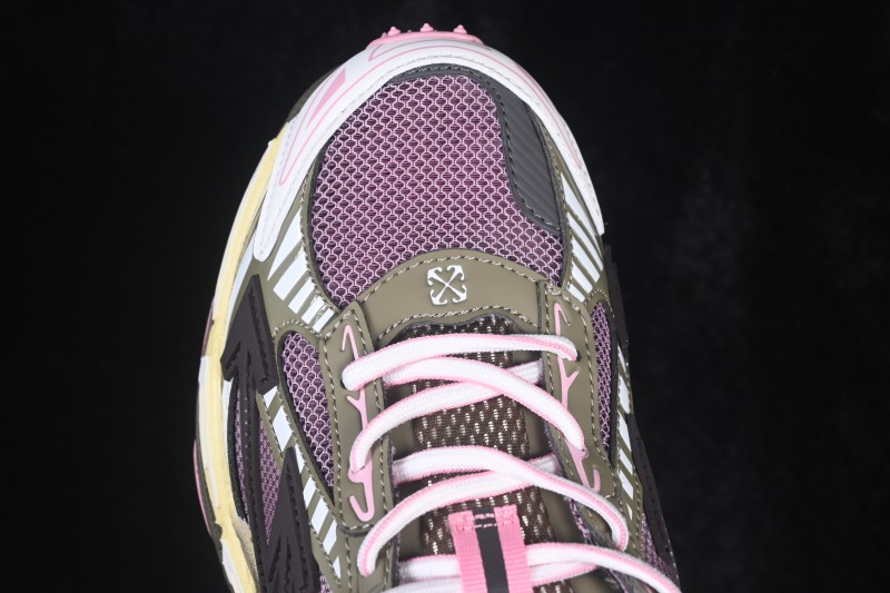 Off-White c/o Virgil Abloh Retro Running Shoes with Deconstructed Design - AJF6