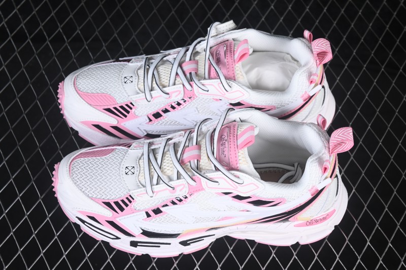 Off-White c/o Virgil Abloh Retro Running Shoes with Deconstructed Design - AJF6