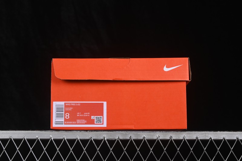 Nike Free 3.0 Breathable Cushioned Running Shoes - 816568-003