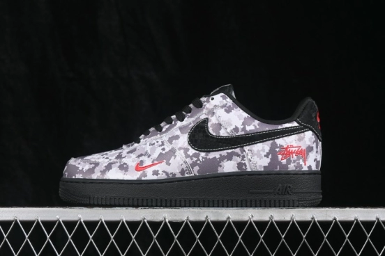 Nike Air Force 1 '07 Low Collaboration Casual Skateboarding Shoes with Full-Length Air Cushion - JL8888-001