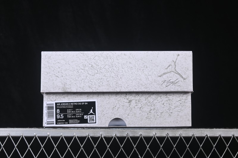 Air Jordan 4 Retro Nigel Sylvester Brick After Brick White Red - IQ8055-100
