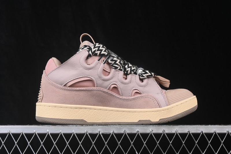 Lanvin Two-Tone Lace-Up Low-Top Lifestyle Casual Shoes - AJE5