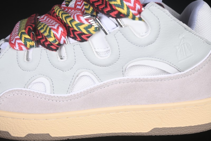 Lanvin Two-Tone Lace-Up Low-Top Lifestyle Casual Shoes - AJE5