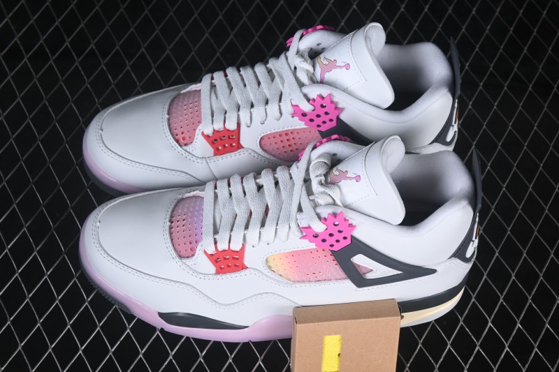Nike Air Jordan 4 Retro Comic Style Basketball Shoes - JA1135-100