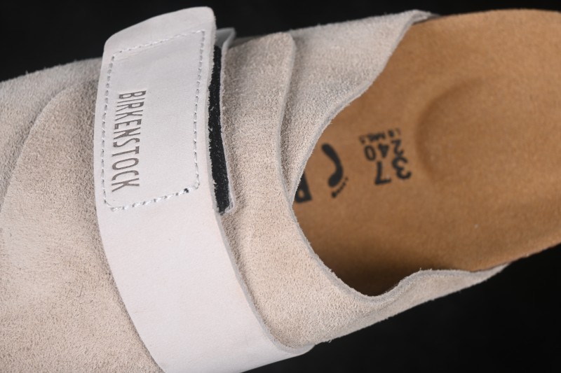 Birkenstock Suede Shearling Sandals with Cork Latex Footbed and EVA Outsole - 1015572