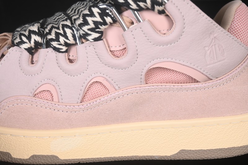 Lanvin Two-Tone Lace-Up Low-Top Lifestyle Casual Shoes - AJE5