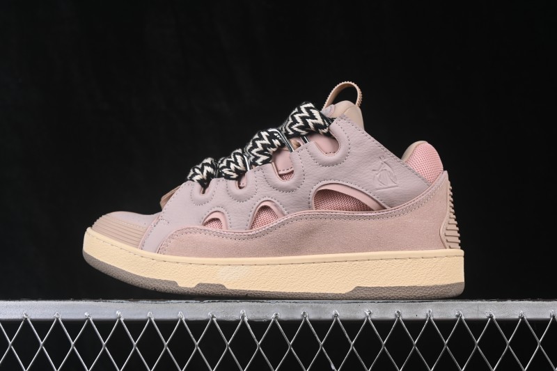 Lanvin Two-Tone Lace-Up Low-Top Lifestyle Casual Shoes - AJE5