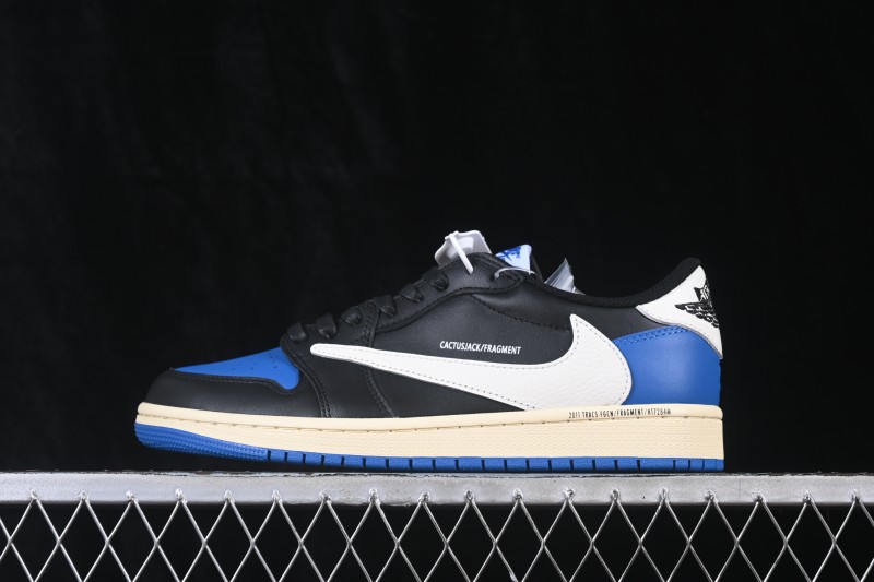Nike Travis Scott x Air Jordan 1 Low OG AJ1 Cactus Jack Low Top Sneakers - DM7866-014