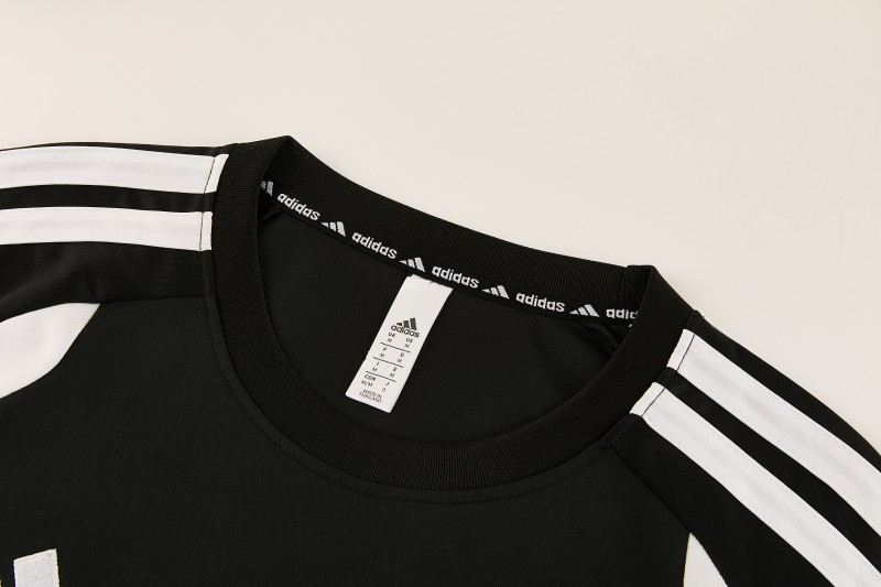 26/27 Adidas 14 Black Short Sleeve+Soccer Shorts