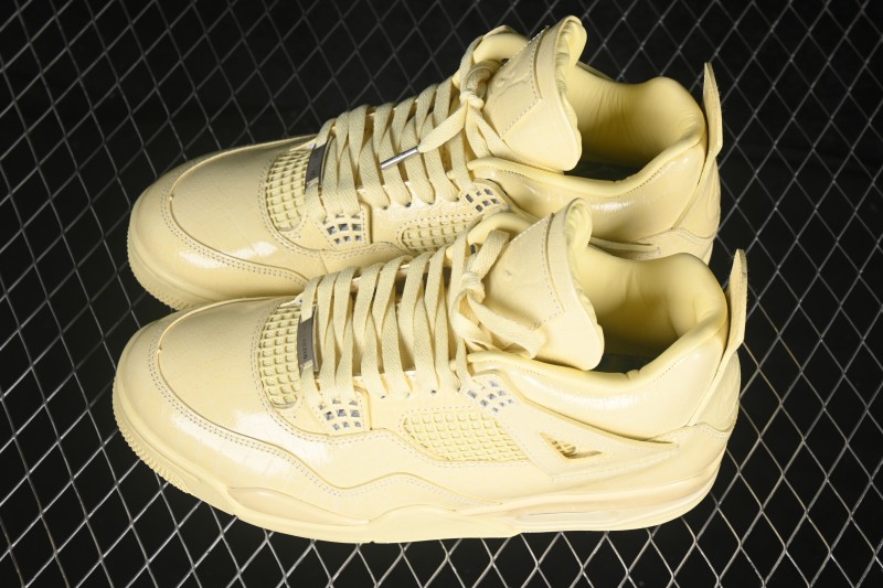J Balvin x Air Jordan 4 Retro Amazonas Yellow Croc IW2872-700