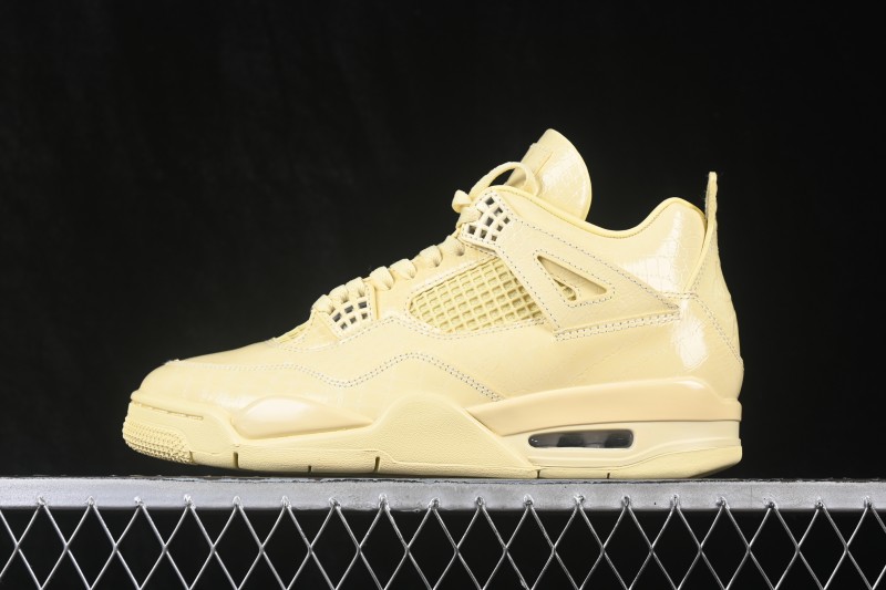 J Balvin x Air Jordan 4 Retro Amazonas Yellow Croc IW2872-700