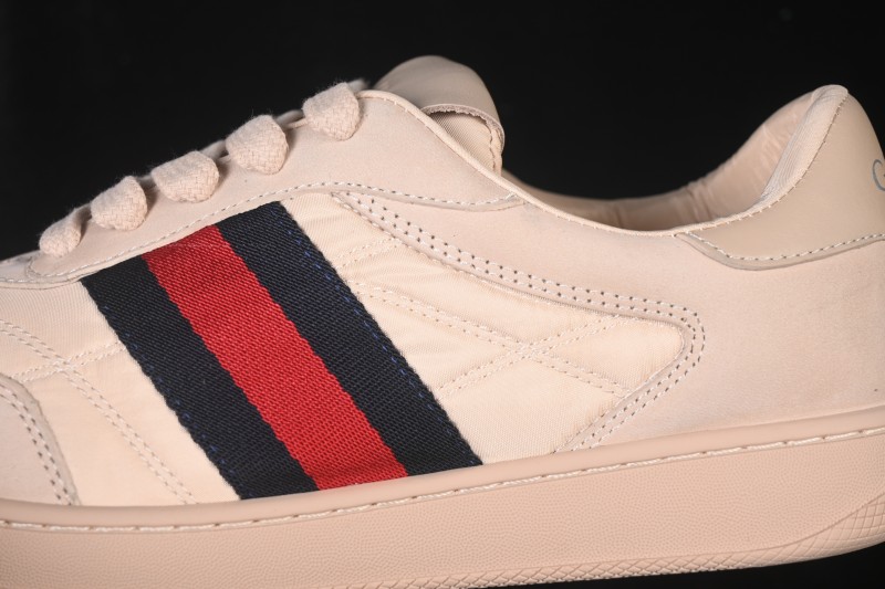 Gucci Primavera Screener Distressed Nylon Casual Sneakers - FAGIV9078
