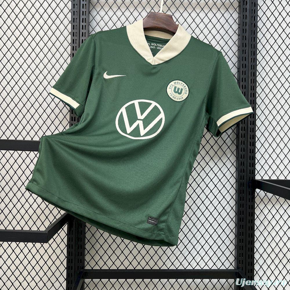 2025/26 Mens Wolfsburg Maillot Stadium Jersey