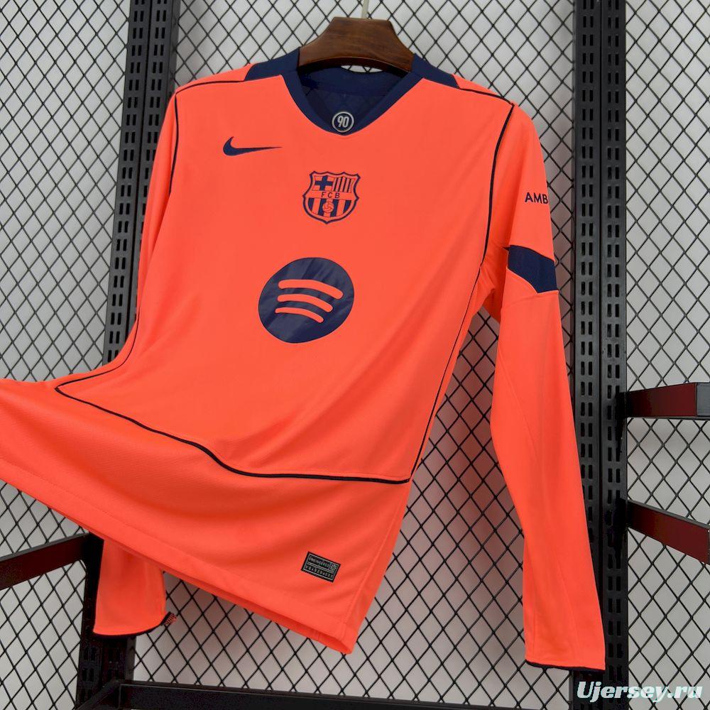 2025/26 Mens Barcelona Third Long Sleeve Jersey