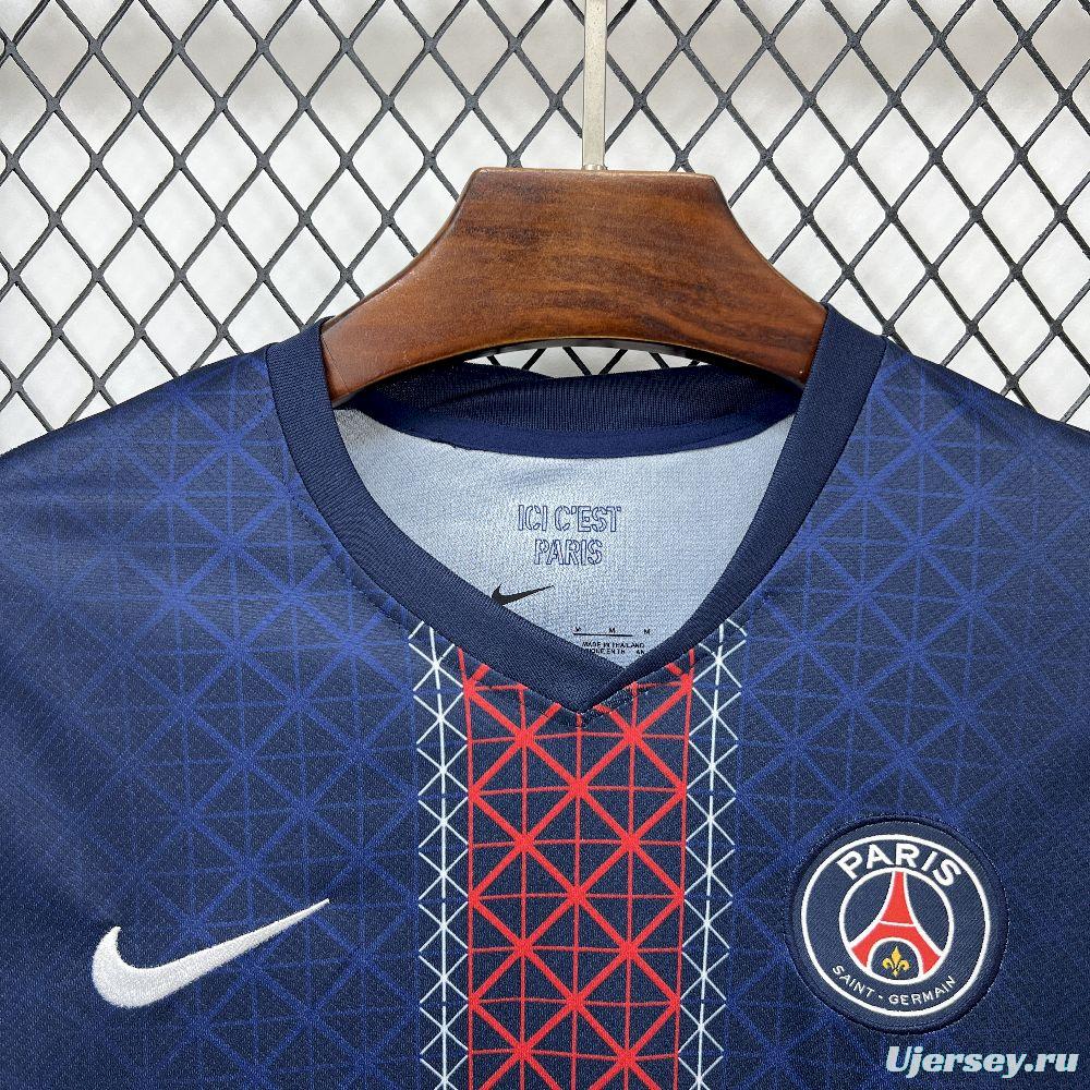 2025/26 Mens Paris Saint-Germain Home Long Sleeve Jersey