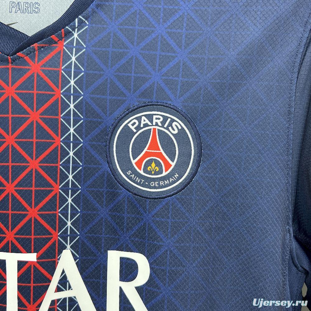 2025/26 Mens Paris Saint-Germain Home Long Sleeve Jersey
