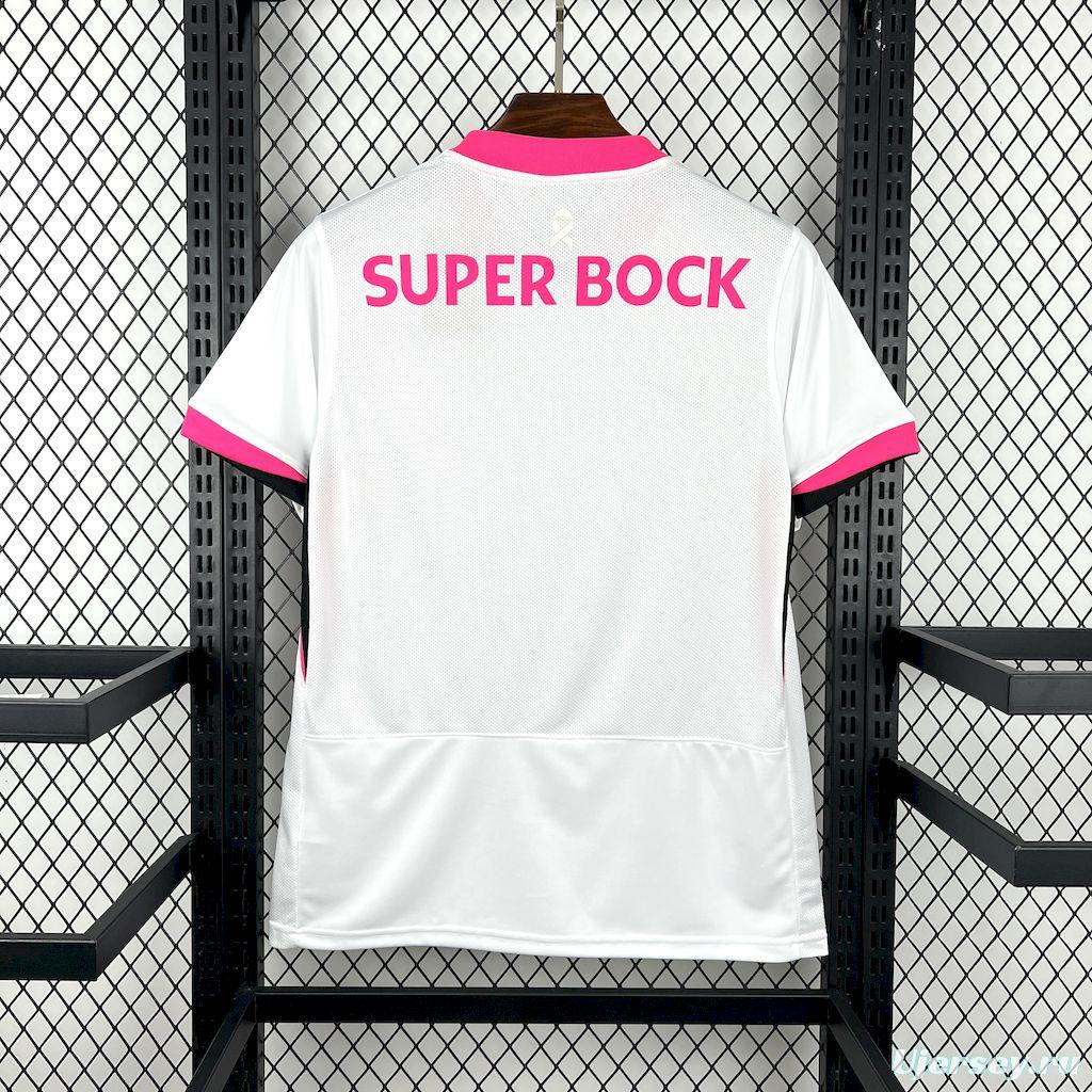 2025/26 Mens Sporting CP Pink October Jersey