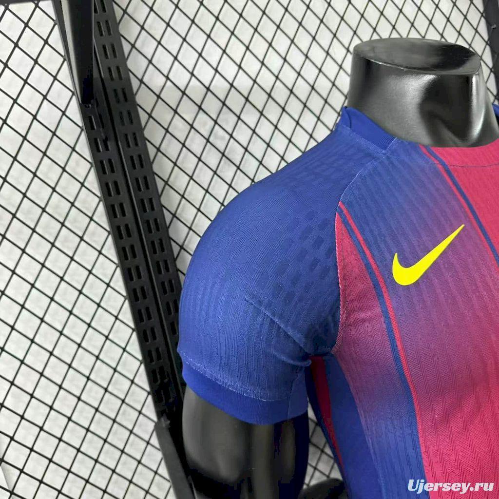 2025/26 Player Version Mens Barcelon X Ed Sheeran Home Jersey