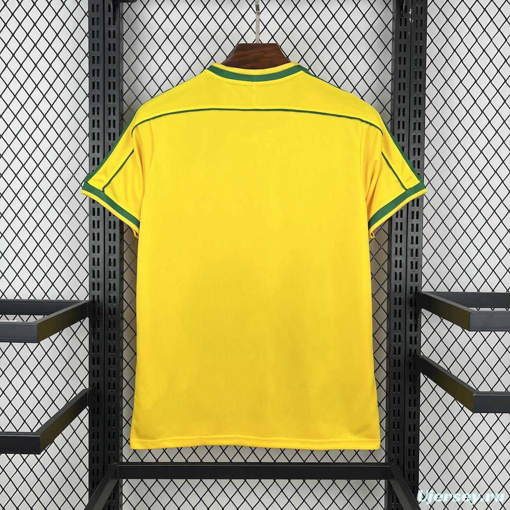 1998 Retro Brazil X Soldier Home Jersey