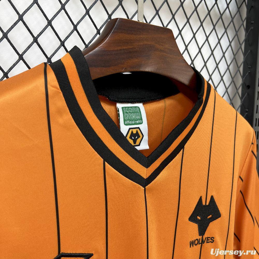 1985/86 Retro Wolverhampton Wanderers Home  Jersey