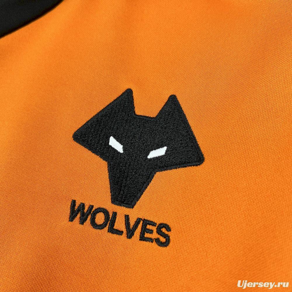 1980/81 Retro Wolves Home Long Sleeve Jersey