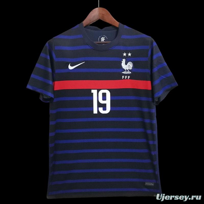 Retro 2020 France Benzema Jersey