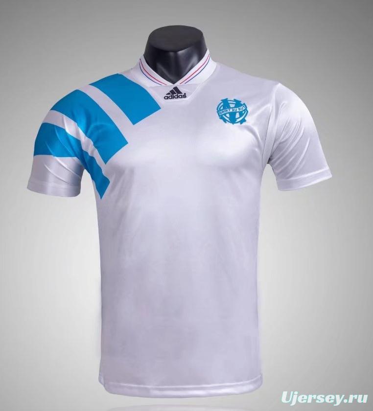 RETRO 92/93 Marseille Home Soccer Jersey